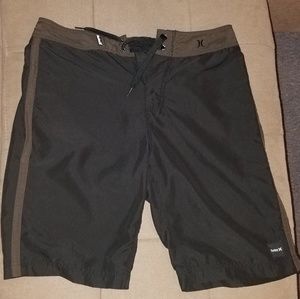 NWOT Hurley Board Shorts Mens Black pocket